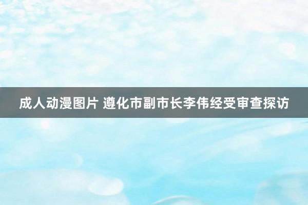 成人动漫图片 遵化市副市长李伟经受审查探访