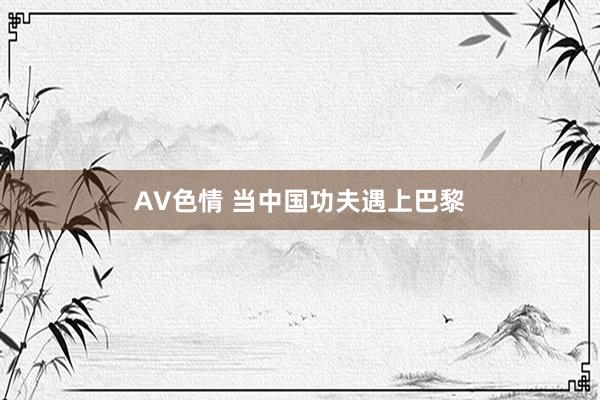 AV色情 当中国功夫遇上巴黎