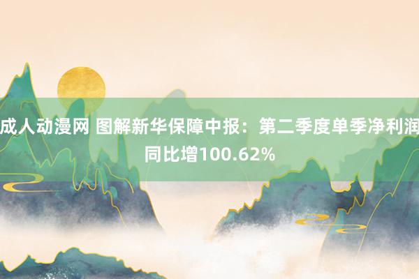 成人动漫网 图解新华保障中报：第二季度单季净利润同比增100.62%