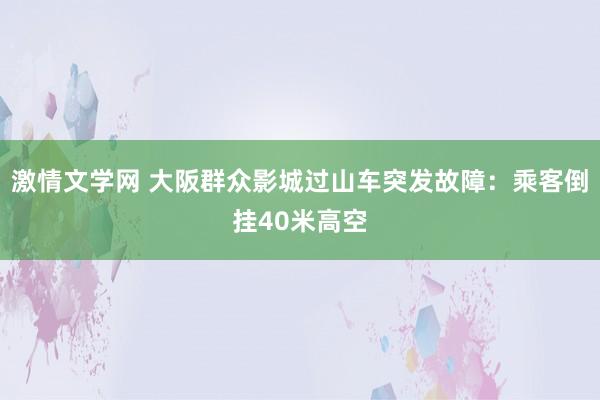 激情文学网 大阪群众影城过山车突发故障：乘客倒挂40米高空